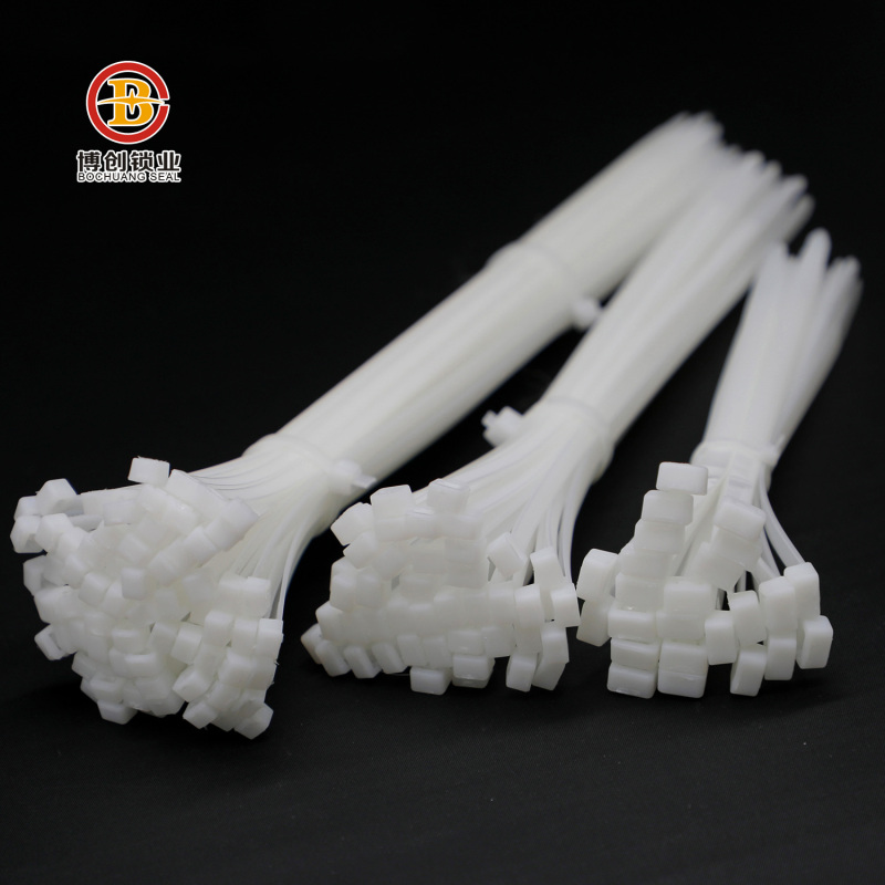 disposable white nylon self locking cable ties