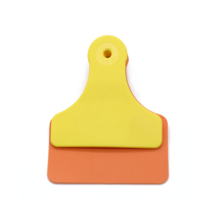 BCE123 Hot selling heavy duty animal ear tag for cattle green cow ear tag
