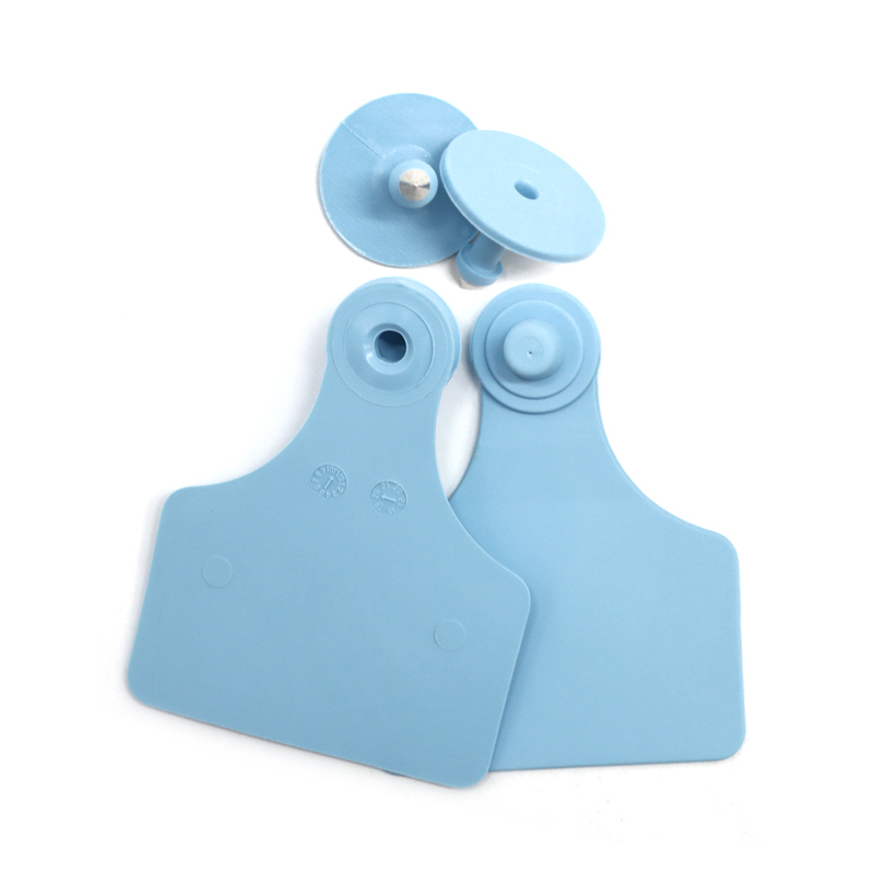 BCE123 Hot selling heavy duty animal ear tag for cattle green cow ear tag