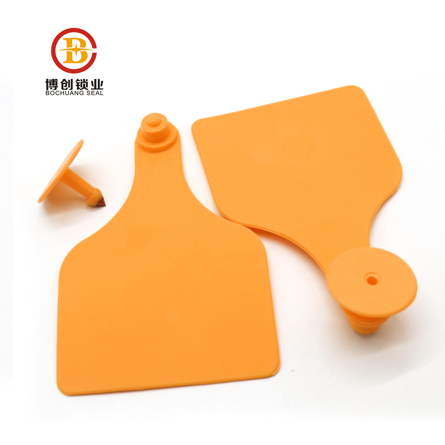BCE106 Anti-tamper animal ear tag for cattle green cow ear tag