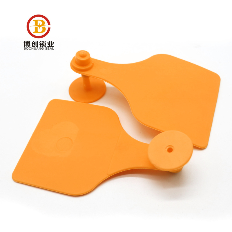 BCE106 Anti-tamper animal ear tag for cattle green cow ear tag