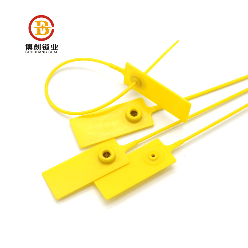 BCP314 Tamper proof transparent plastic seal container with seal