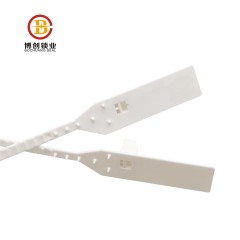 BCP114 One time use metal insert plastic seal strip lock with logo