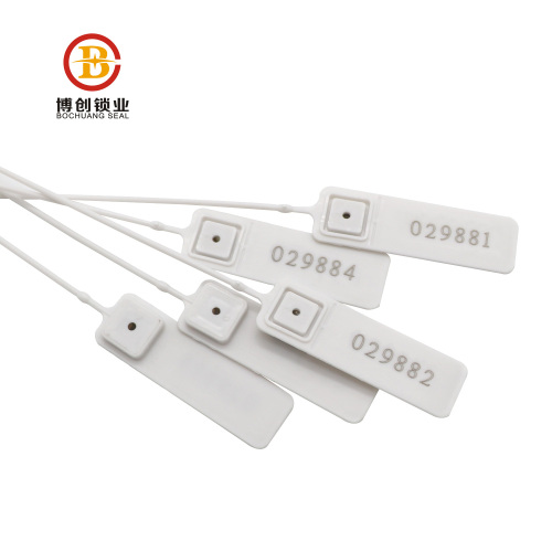 BCP009 high quantity one time use cash bag using strip plastic seal