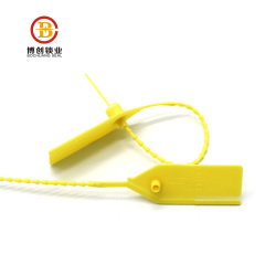 BC-P115 Self-locking tamper evident security plastic seal with barcode