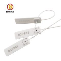 BCP009 high quantity one time use cash bag using strip plastic seal