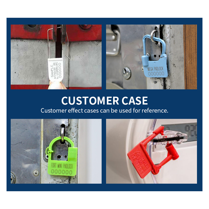 Disposable High Security Padlock Seal With Logo BCL103