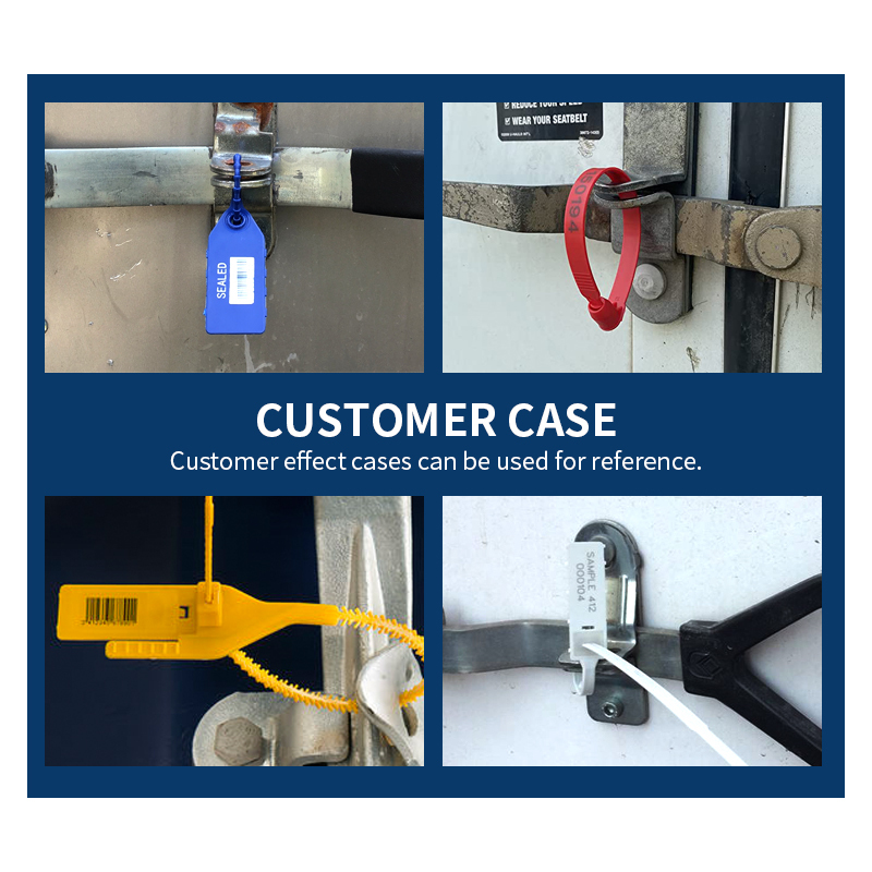BCP401 Customize Plastic Seals Tear-off Cable Ties For Container Sealing