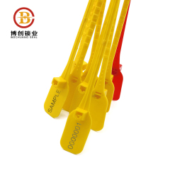 BC-P106 pull tight plastic seal tags for container plastic seal manufacturers.