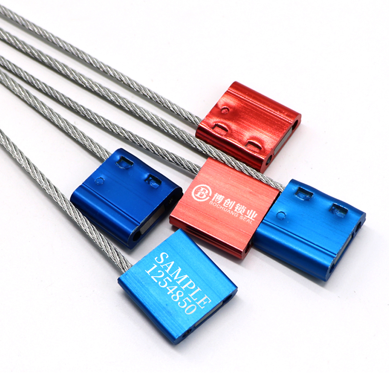 BC-C208 Metal Cable Seal Aluminium Aluminum Security Cable Seal Manufacturers