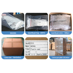 BC-P401 Barcode Plastic Seal Serial Number PP Material Plastic Security Seal