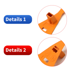 BC-P107 Clothes Security Plastic Tags Adjustable Length Plastic Security Seals