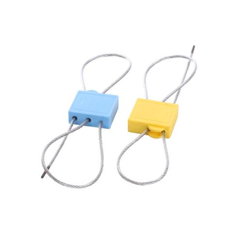 BC-C604 Tamper Evident Self Locking Pull Tight Wire Cable Seal For Logistics