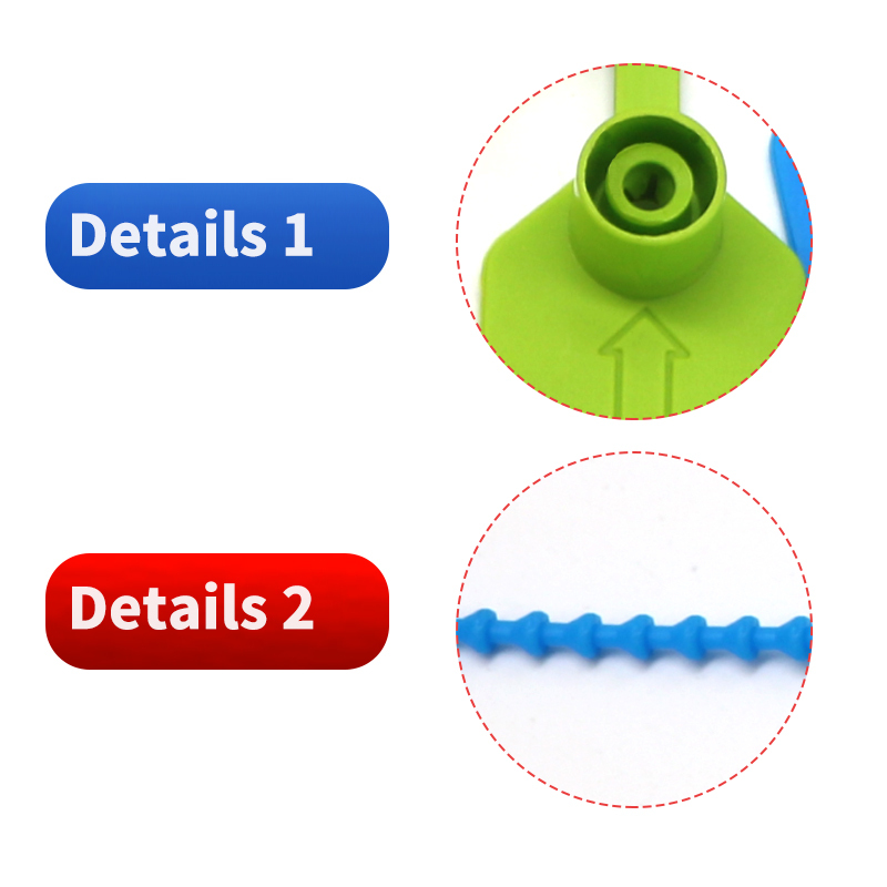 BC-P501 Customized Number Plastic Security Seal Plastic Seal For Trunk Tamper Proof