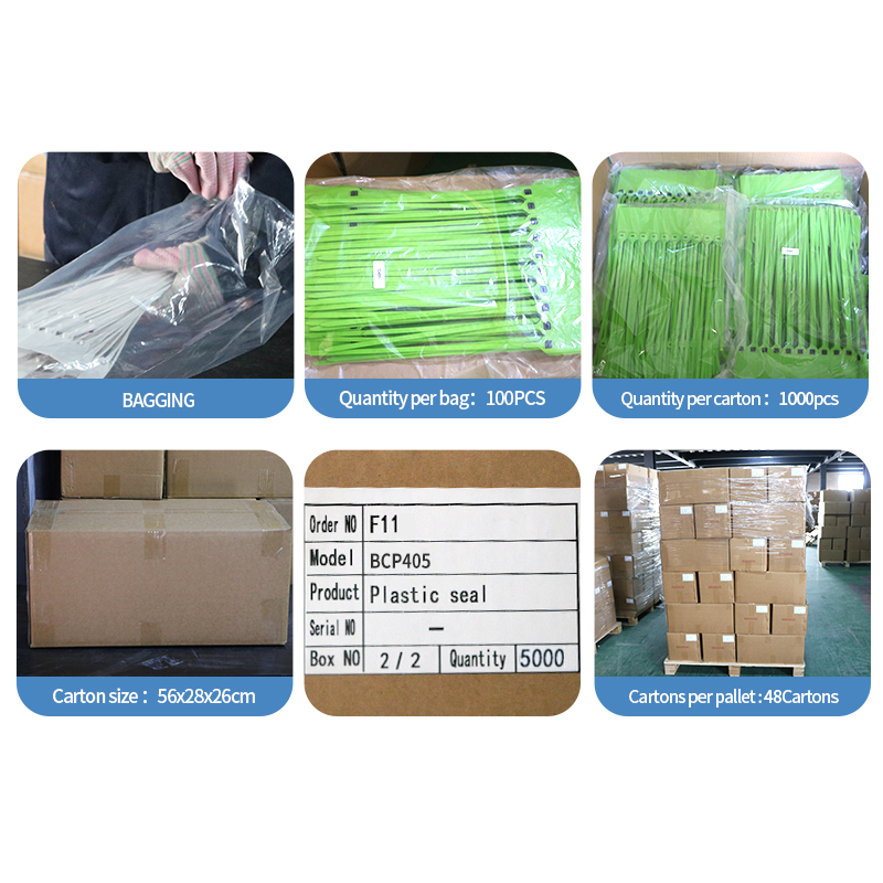 BCP405 Security Seals For Freight Transport Plastic Seals With Printing