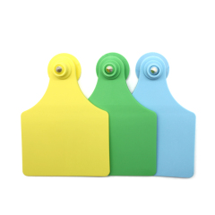 Tamper proof tier kunststoff kuh rinder ohr tag für vieh bauernhof