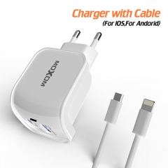 Universal Two USB Chargers Wall Charger EU Plug Portable for iPhone for Xiaomi Android Charging Travel Adapter