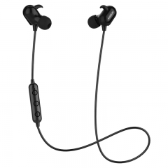 MOXOM Bluetooth Workout Headphones-Lightweight &Fashionable Waterproof Wireless Sport Earphones Built-in Mic,100% HD Stereo &APTX Noise Cancelling Ear