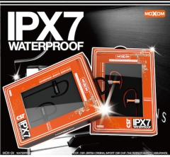 MOXOM Waterproof Sports Bluetooth Earphone IPX7 Wireless Professional Bass Headset