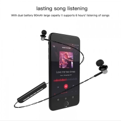 Moxom High Fidelity Sound Headphone Magnetic Wireless Earbuds Earphone Applicable To IOS And Android Devices