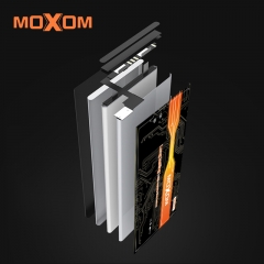 MOXOM Mobile Phone Battery For Samsung Galaxy Note 2 High Capacity 3100mAh Compatible Polymer Phone Battery