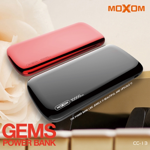 Gems Shining Power Bank 10000 mah Quick Charging Portable Battery Bank