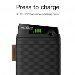 MOXOM Power Bank 10000mAh 2.4A Dual USB Power Bank Portable Phone Charger For IOS & Android Fast Charging Power bank