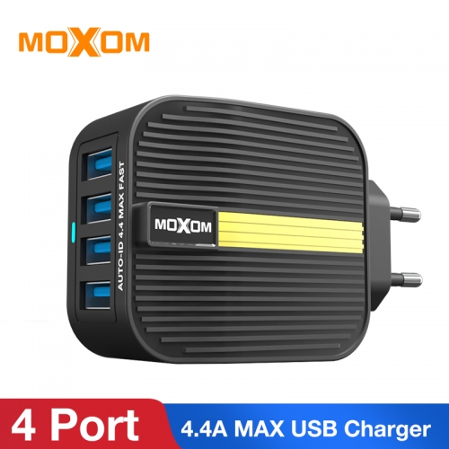 EU&UK USB Charger 4USB Fast Charging 2.4A Charger