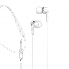 MOXOM EP17 1.2m in ear style hifi headphones 3.5mm plug earphone with Mic for smartphone