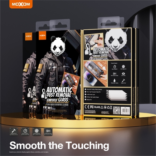 Anti-spy Automatic Dust Removal Tempered Glass