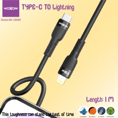 36W Silicone Data Cable TYPE-C TO Lightning