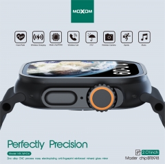 MOXOM High Quality Sports IP68 Heart Rate Music Ultra Wireless Call Multi Language Smart Watch