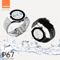 MOXOM High Quality Sports IP68 Heart Rate Music Sports Wireless Call Multi Language Smart Watch