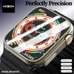 MOXOM High Quality Sports IP68 Heart Rate Music Ultra Wireless Call Multi Language Smart Watch