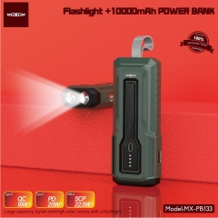 2 IN 1 QC18W PD20W SCP22.5W Flashlight 10000mAh POWER BANK