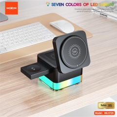 15W Magnetic Wireless Charging， Seven colors of LED lights