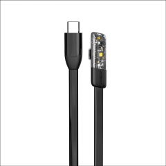 60W PD 90° Angle Game Data Cable Type-C to Type-C 1.5m/5ft