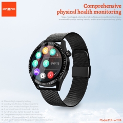 MOXOM High Quality Sports IP68 Heart Rate Music Wireless Call Multi Language Smart Watch