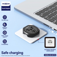 Mini multifunctional EU universal charger