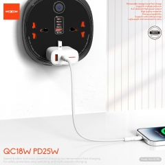 QC18W PD25W Portable Fast Charger