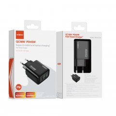 QC18W PD45W Fast Travel Charger