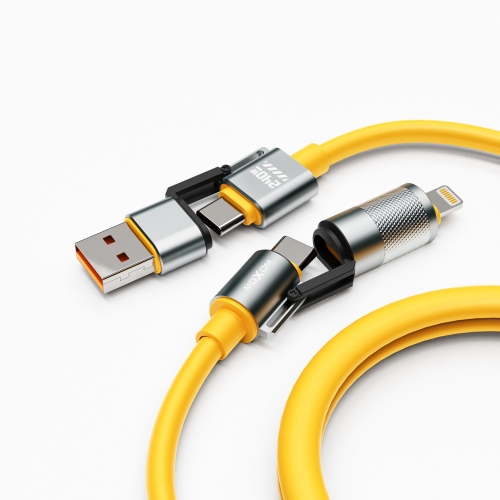 4-IN-1 Theme PD240W Silicone Data Cable