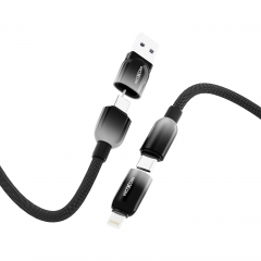 Colorful Four - in - One Thickened Fast Charging Data Cable