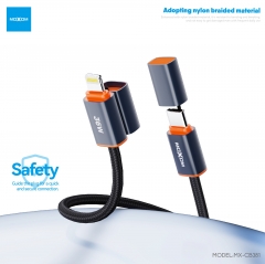 Magnetic Aluminum Alloy Shell 36W Fast Charging Data Cable