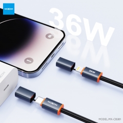 Magnetic Aluminum Alloy Shell 36W Fast Charging Data Cable