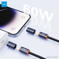 Magnetic Aluminum Alloy Shell 60W Fast Charging Data Cable