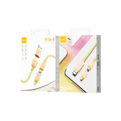 Colorful Four - in - One Thickened Fast Charging Data Cable