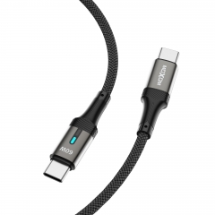 60W Smart Auto Power-off Aluminum-shell Fast Charging Data Cable