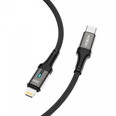 36W Smart Auto Power-off Aluminum-shell Fast Charging Data Cable