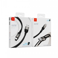 1m Smart Power-Off Aluminum Shell Braided Data Cable